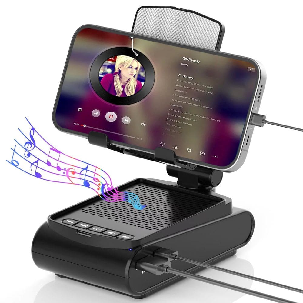 Alto-falante Bluetooth Tosrafid com suporte para celular