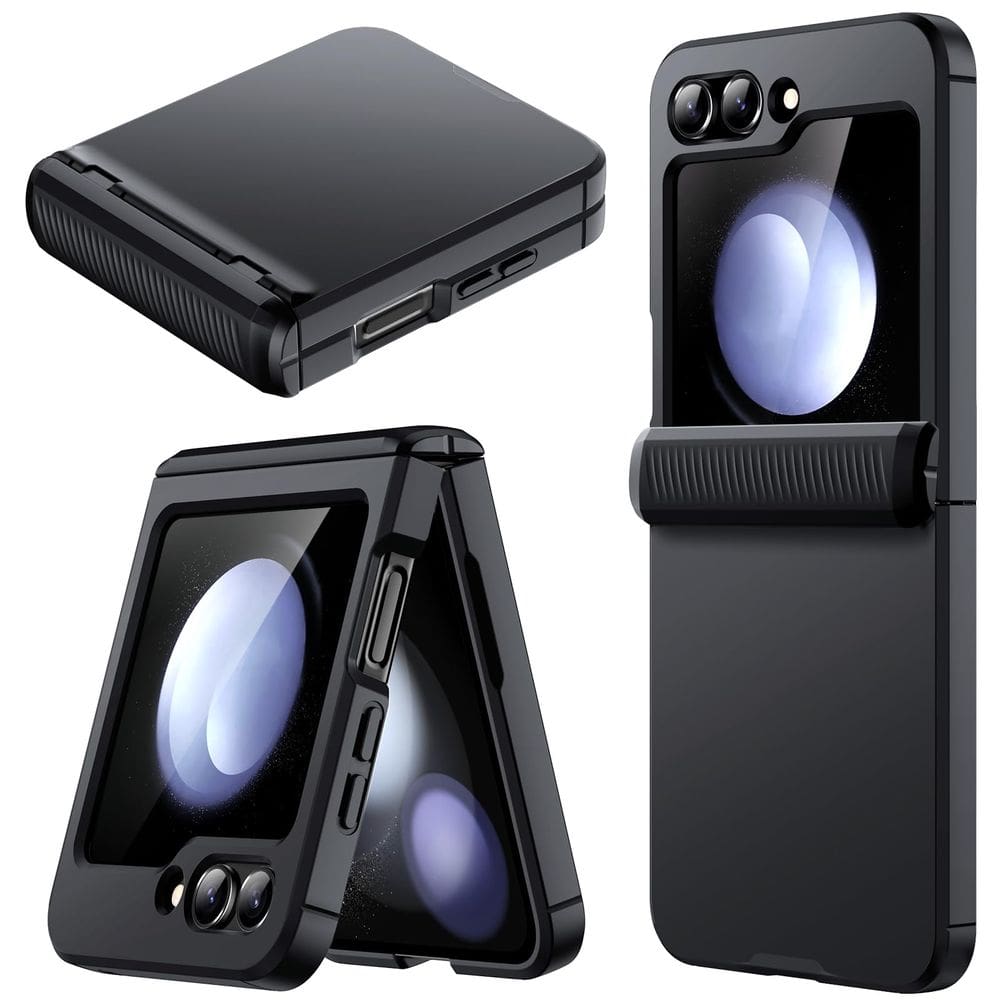 Capa de telefone JeTech para Samsung Galaxy Z Flip 5 2023 preta