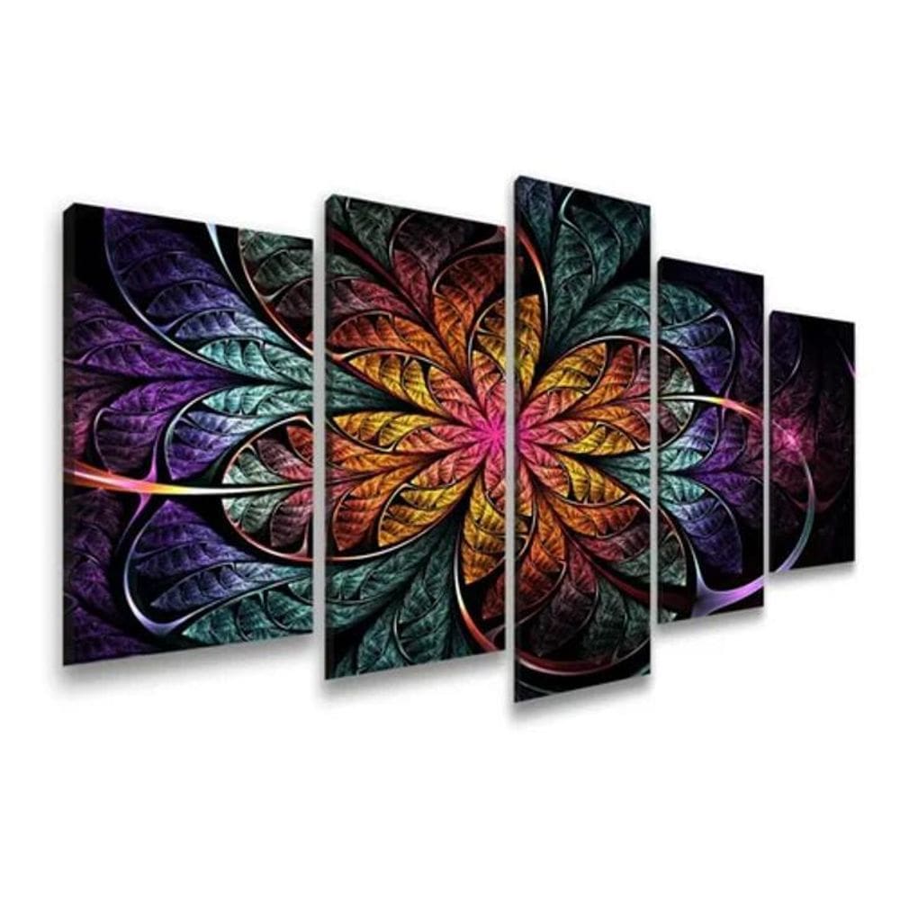 Quadro Decorativos Sala Quarto Minimalismo Abstrato Mosaico