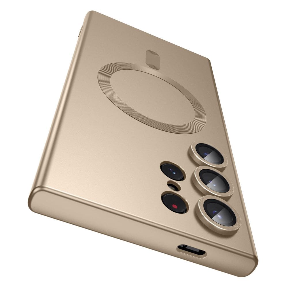 Capa de telefone LEKEVO Magnetic para Samsung Galaxy S24 Ultra Gold