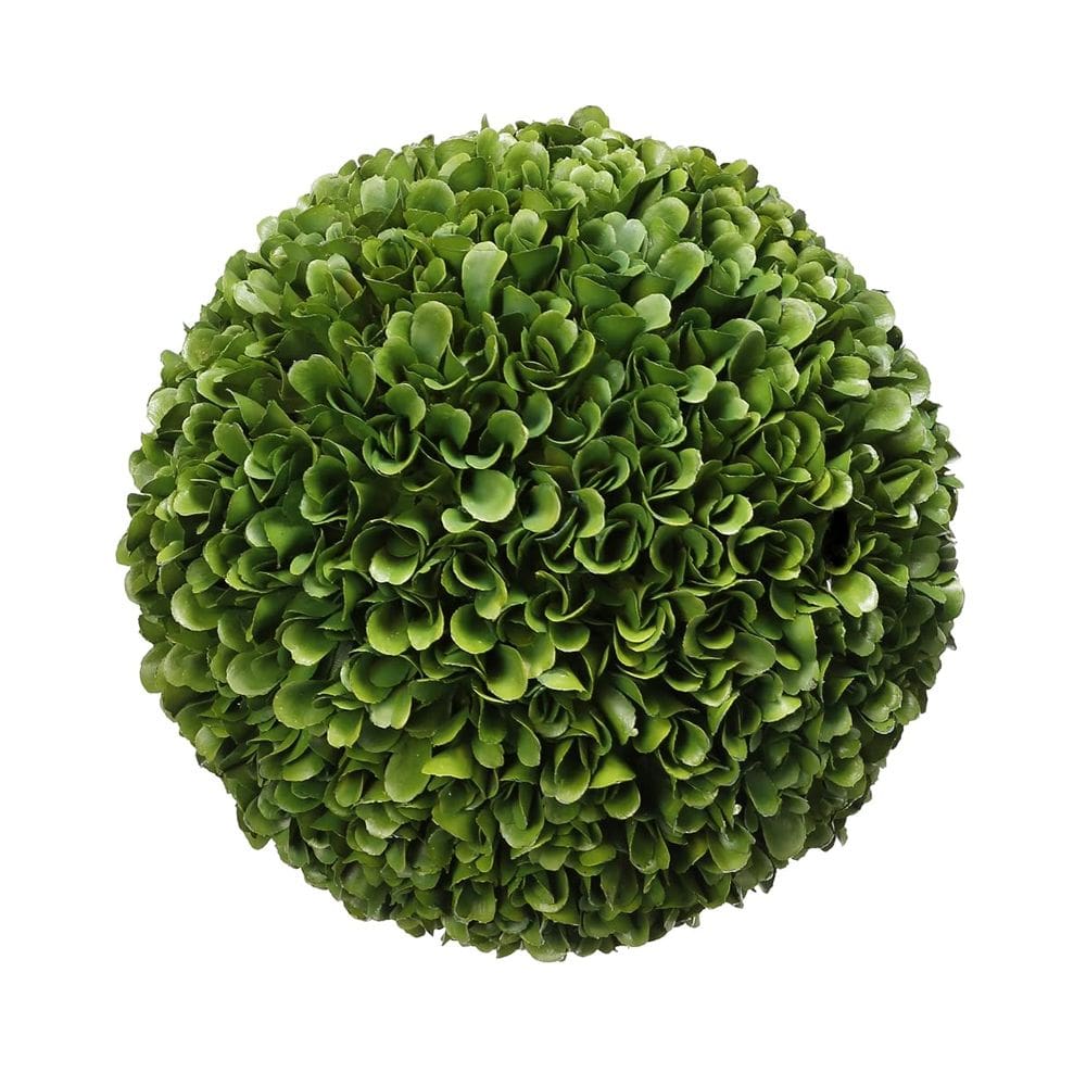 Bola Topiary Benzara Faux Boxwood Plastic Green 21cm