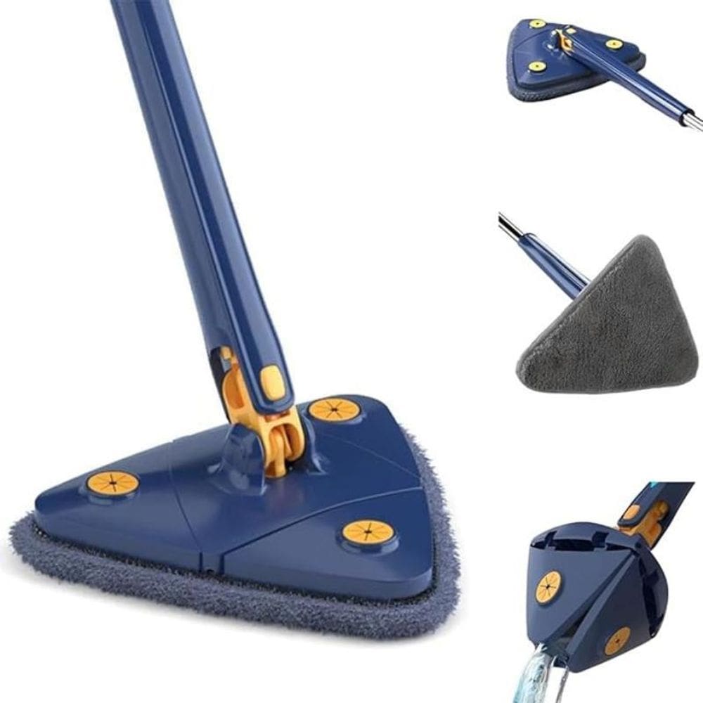 Esfregao Rodo Limpeza Triangulo Mop Giratorio 360 Rodo