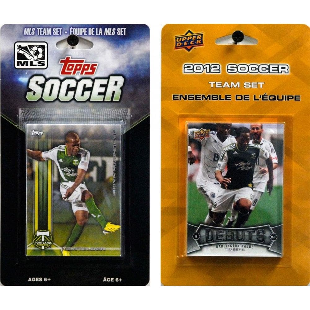 Conjunto de cartas colecionáveis C&I Collectables MLS Portland Timbers