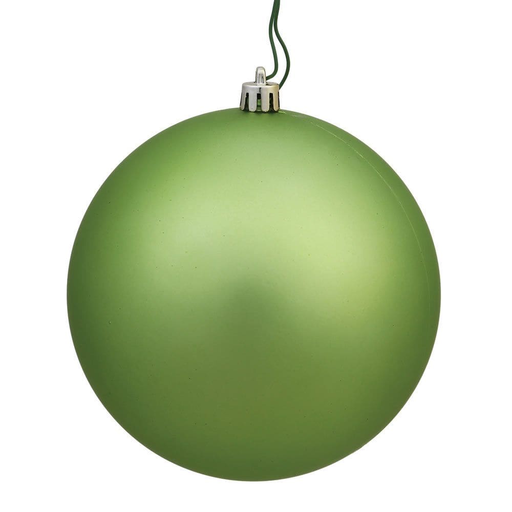 Bola de enfeite de Natal Vickerman Celadon Matte 2,4 cm, pacote com 24