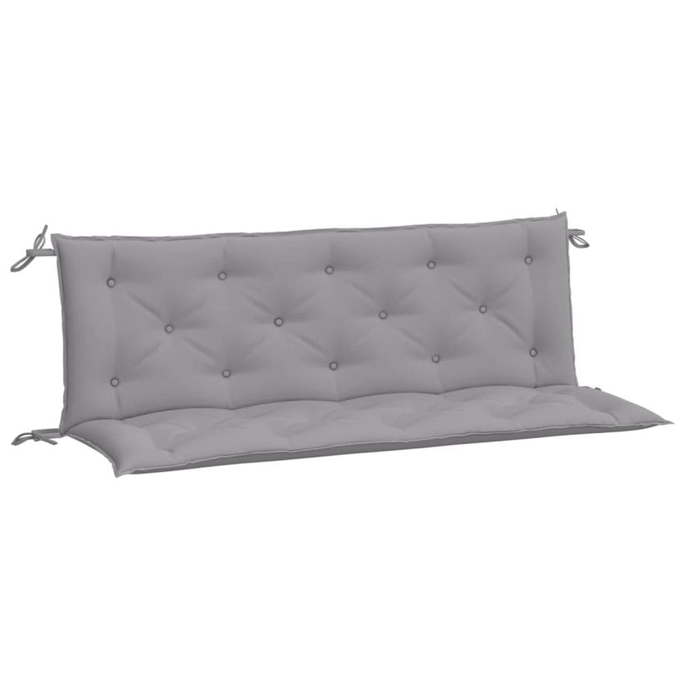 Almofadas de banco de jardim VidaXL Grey Oxford Tecido 2 peças