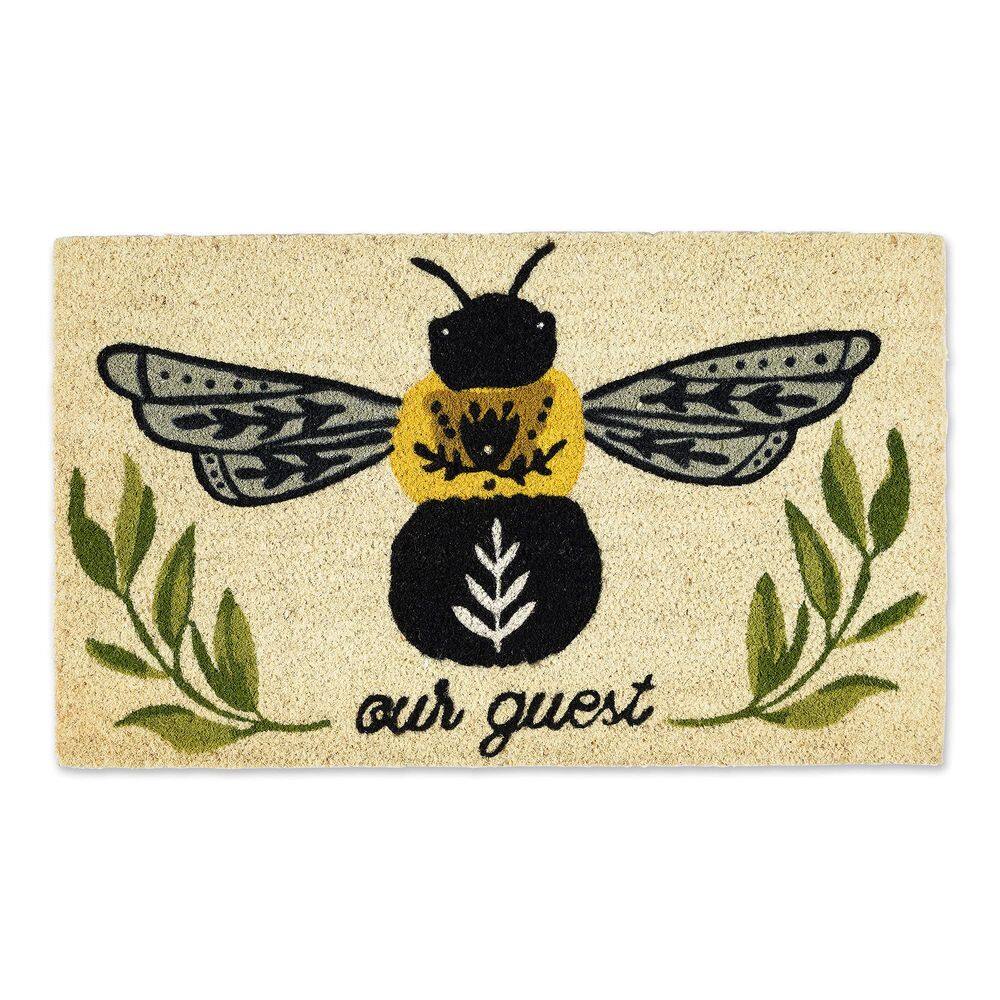 Capacho DII Natural Coir Bee Our Guest 45x75cm