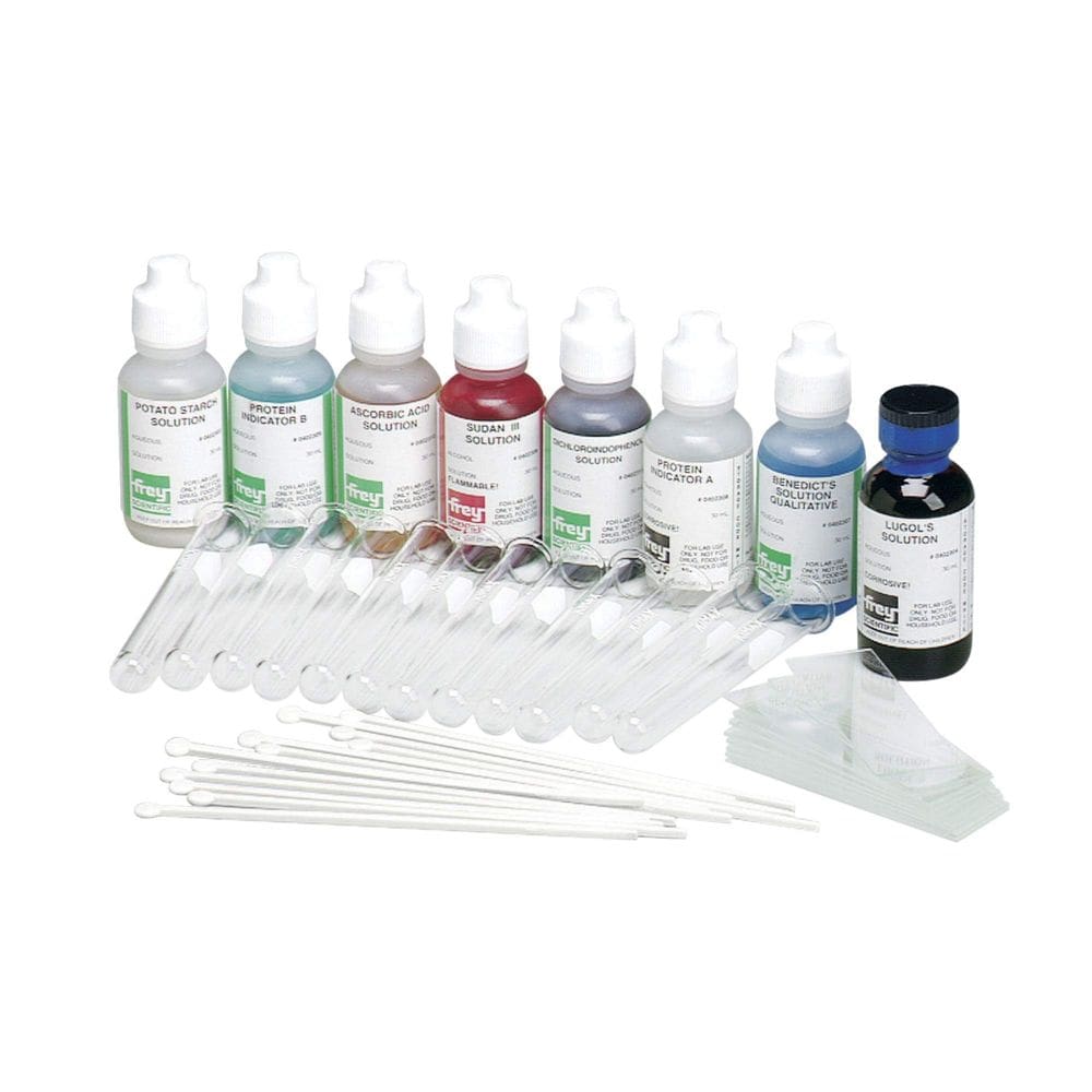 Kit de análise de alimentos Frey Scientific para 24 estudantes