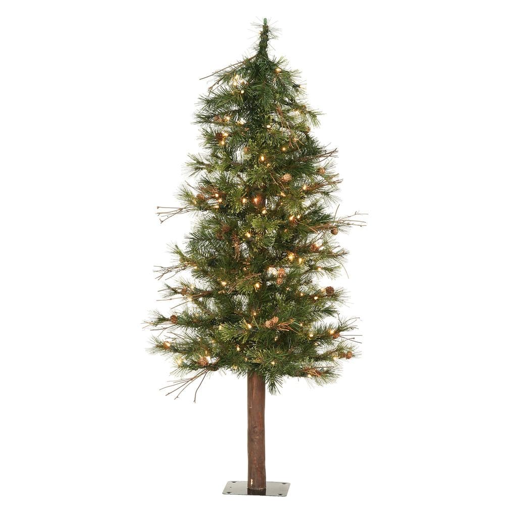 Árvore de Natal Vickerman Mixed Country Alpine de 1,2 m com luzes