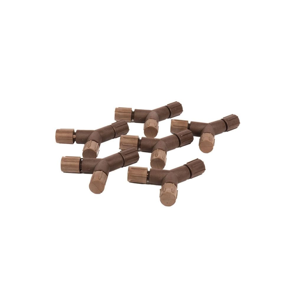 Conjunto de LED Vickerman Single Mold Brown Coaxial Y Splitter 6/Bag