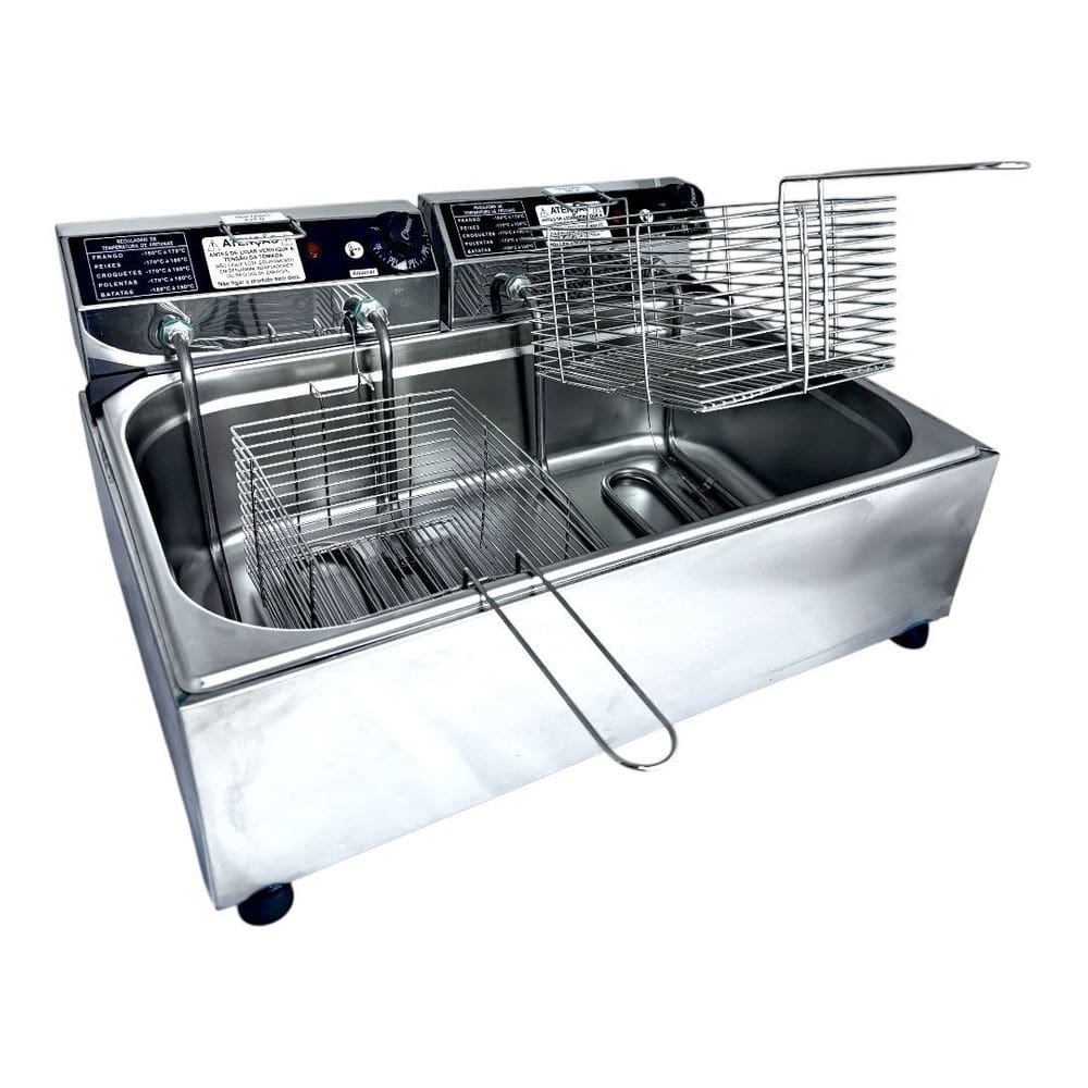 Fritadeira Industrial Eletrica 16L 1 Cuba 127V Ipe Cozinhas
