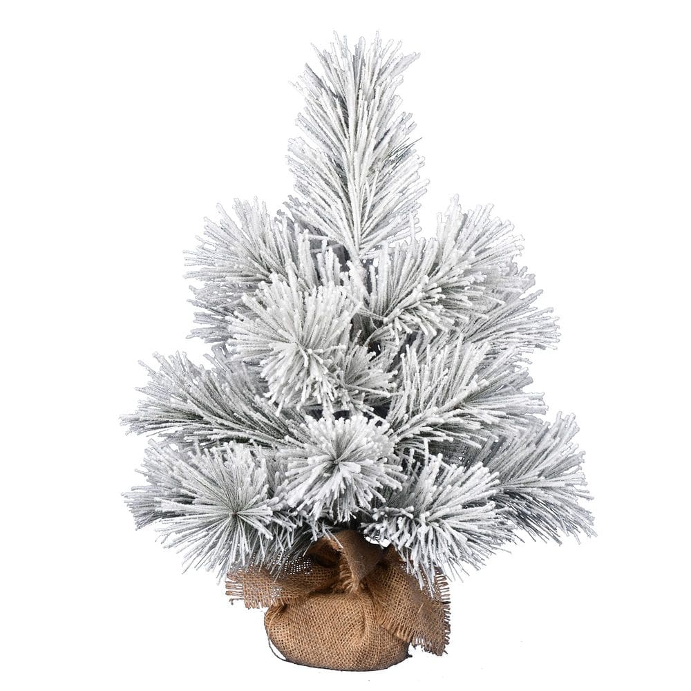 Árvore de Natal Vickerman Beckett Pine 24cm com pontas nevadas
