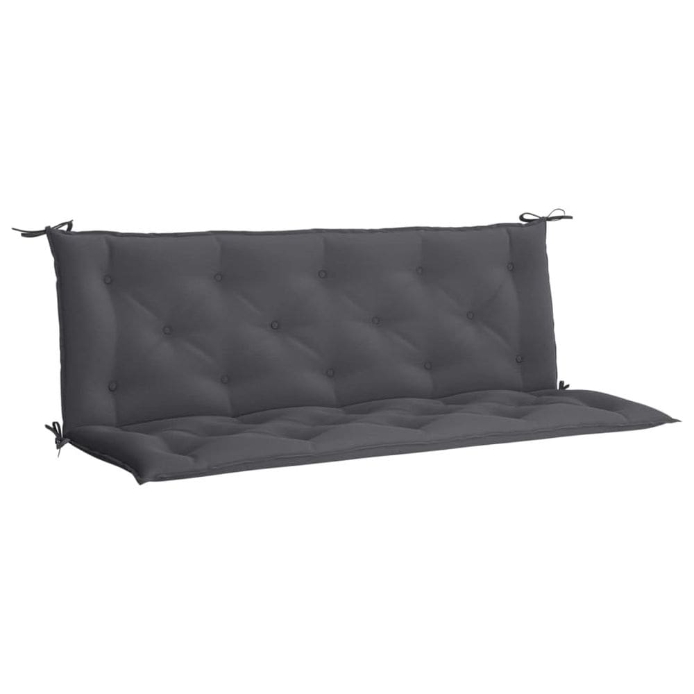 Almofadas de banco de jardim VidaXL Antracite Oxford, 2 unidades