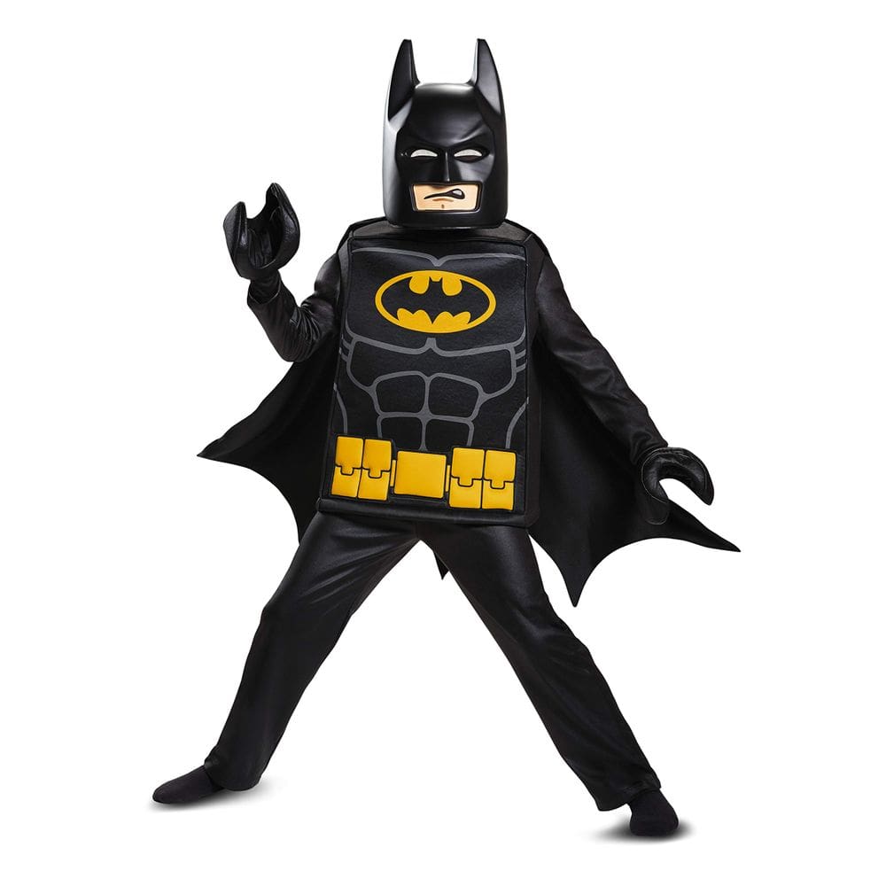 Disfarce Batman Lego Movie Deluxe Preto Tamanho L (10-12)