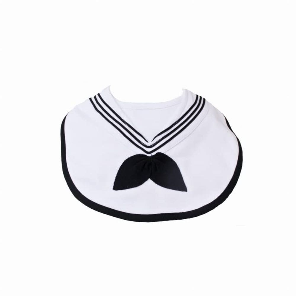 Roupas Bib Trooper, uniforme branco de marinheiro