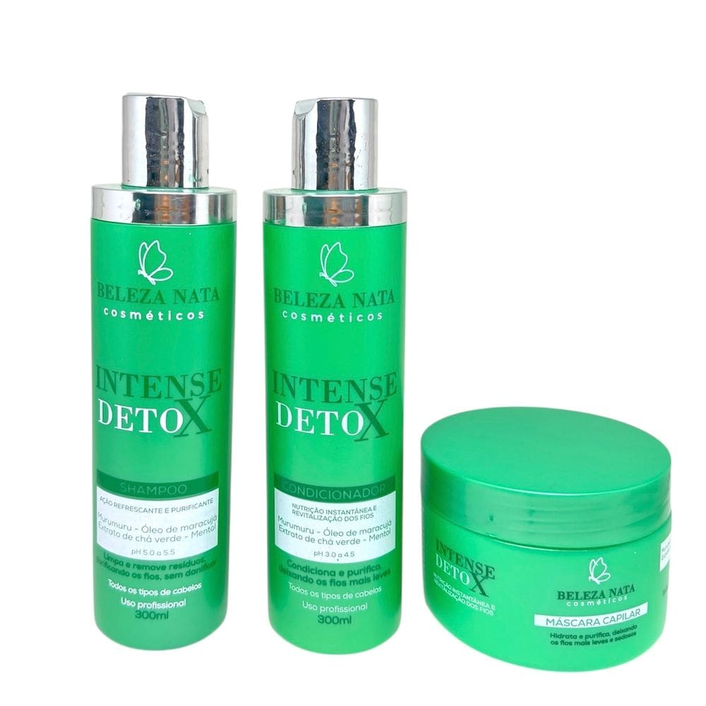 Kit Manutenção Home Care Intense Detox Beleza Nata