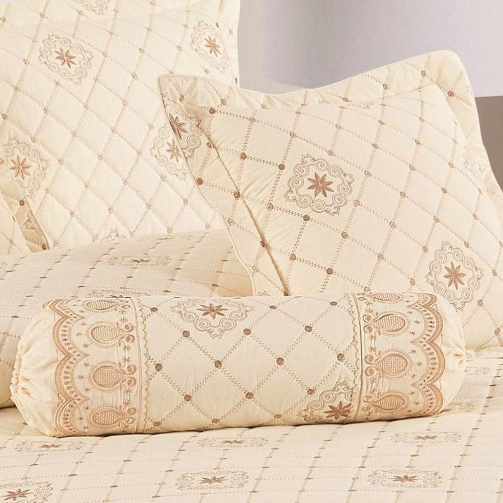 Kit Cobre Leito Royale King 06 Peças - Vanilla