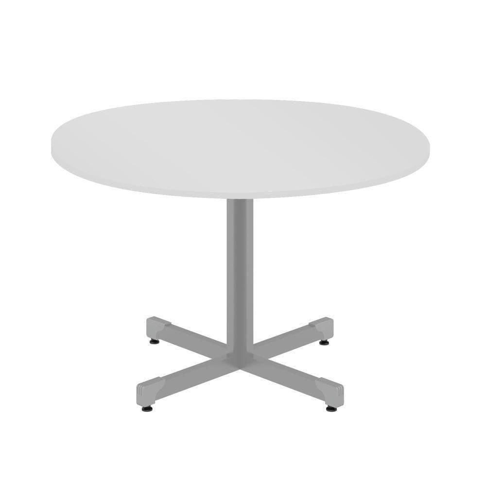 Mesa De Reunião Redonda Red Branco