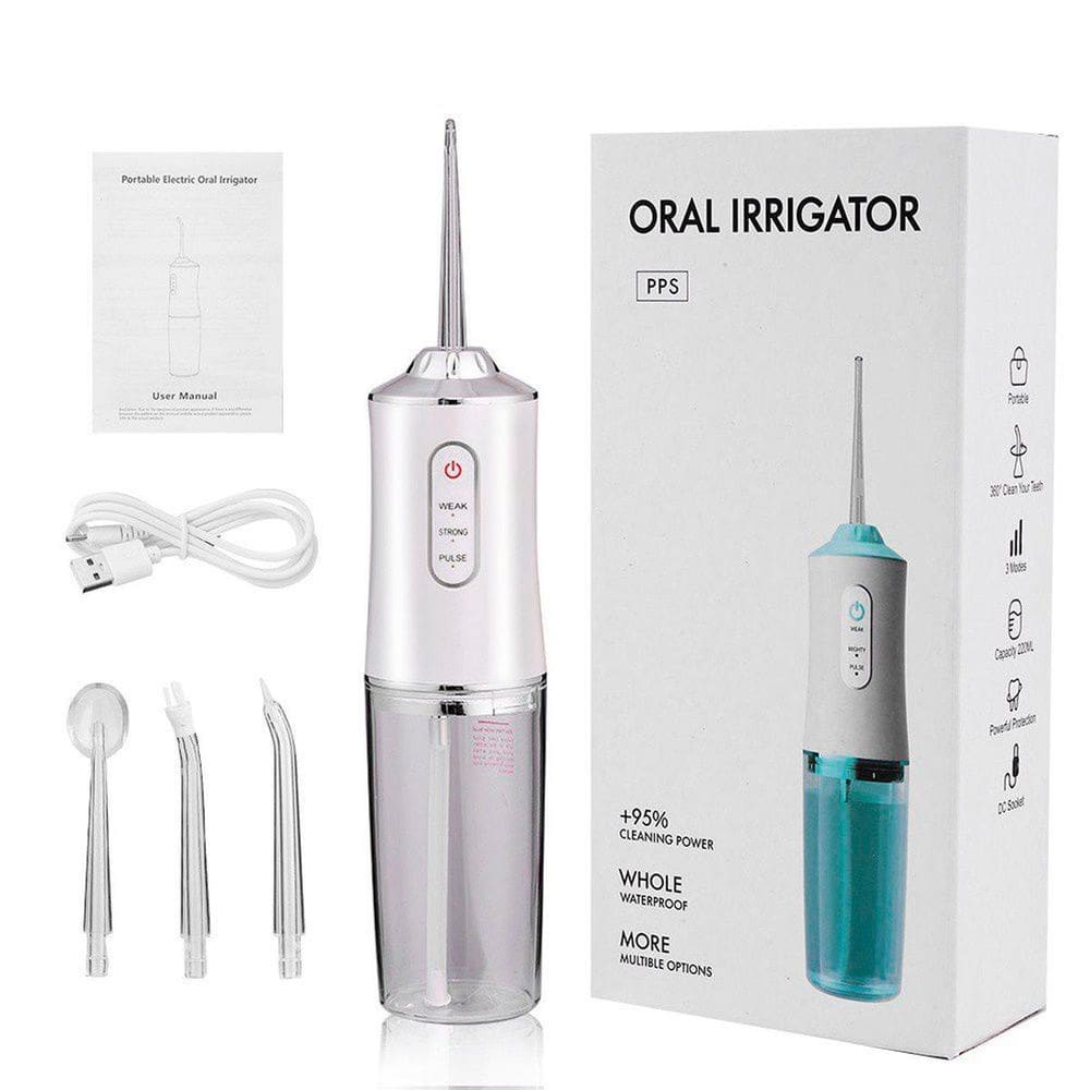 Irrigador Oral Bucal Portátil Limpeza Profunda Eficiente
