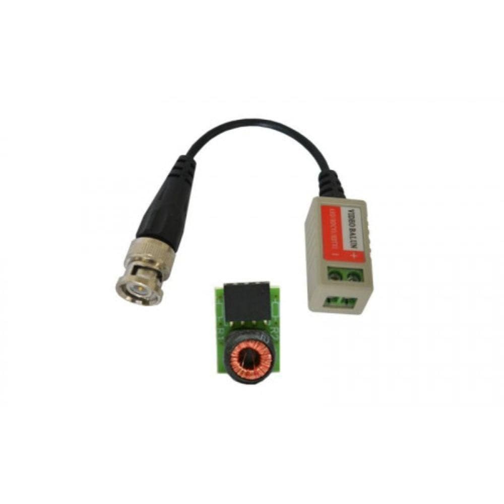 Conversor Balun Max Eletron Camera Rack Power Rj 45 Bnc + P4