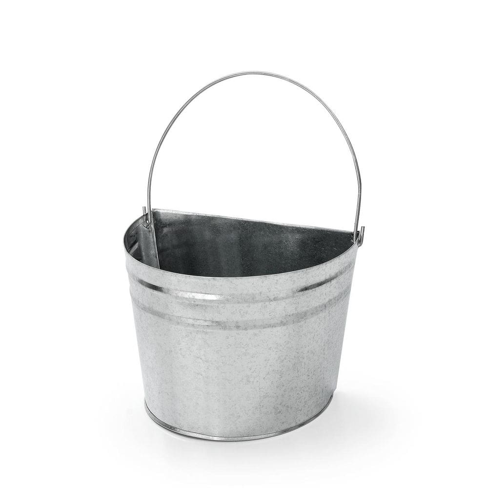 Floreira Vaso De Parede Em Metal Galvanizado 13 Cm