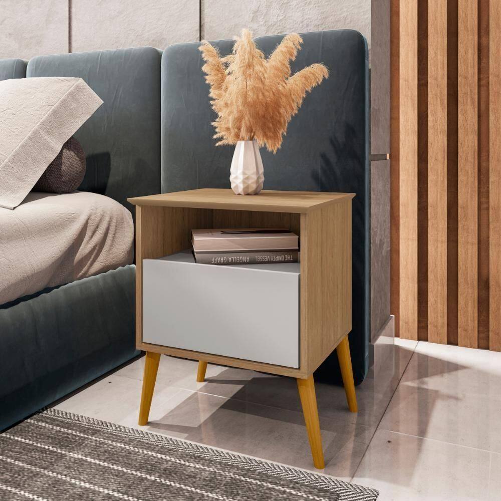 Mesa Cabeceira Acapulco Cinamomo Off-white