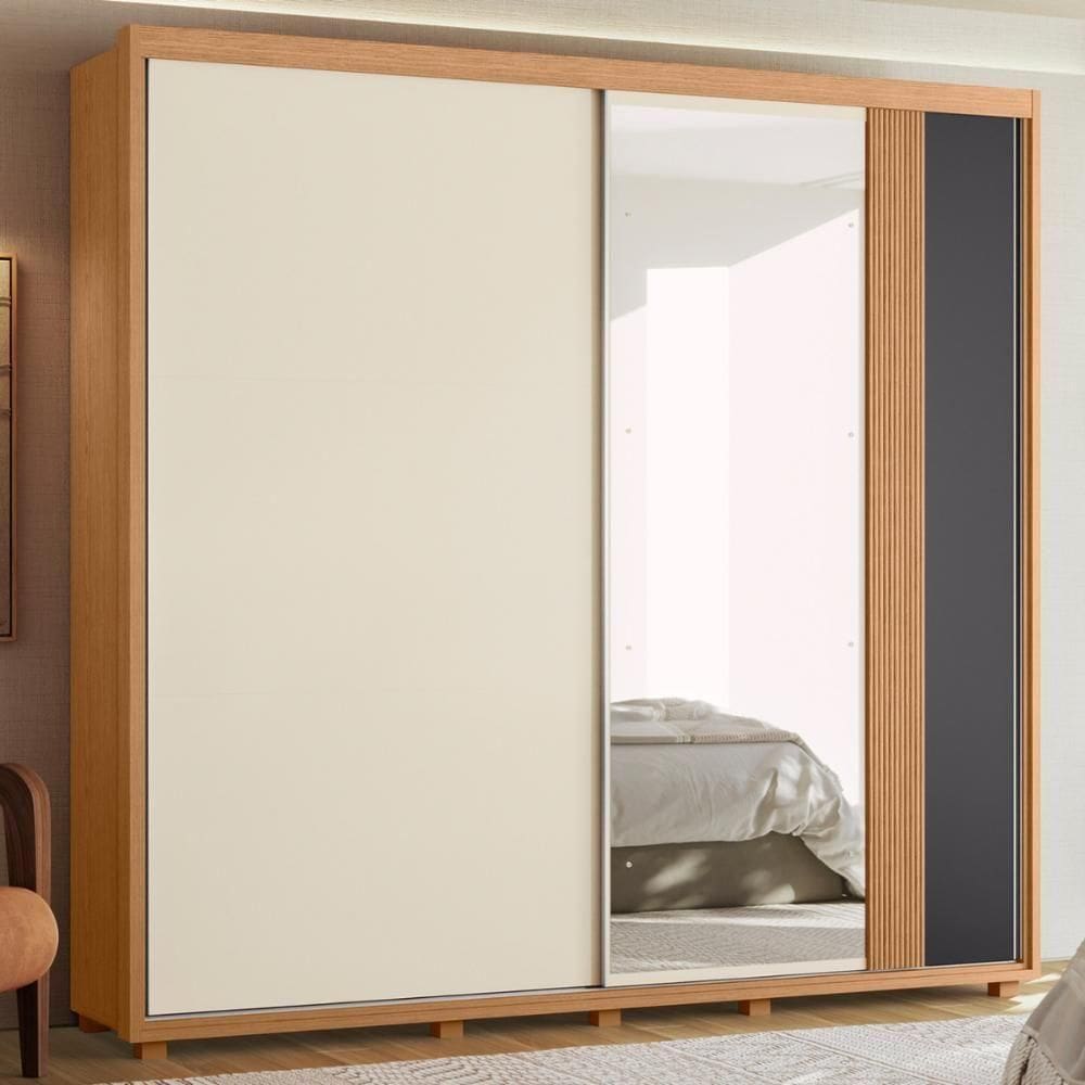 Guarda Roupa Lua Freijo Off White Titanium