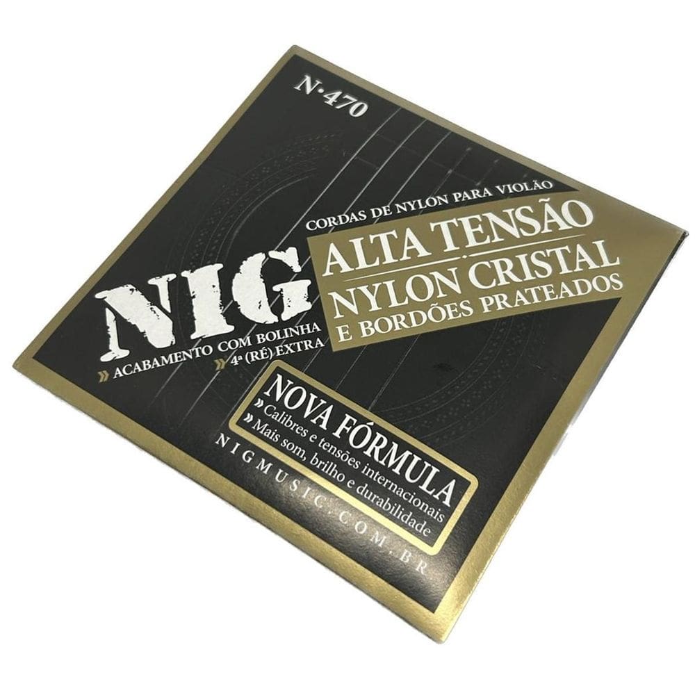Encordoamento Nig Nylon Pesado Violão Bolinha + Corda Extra