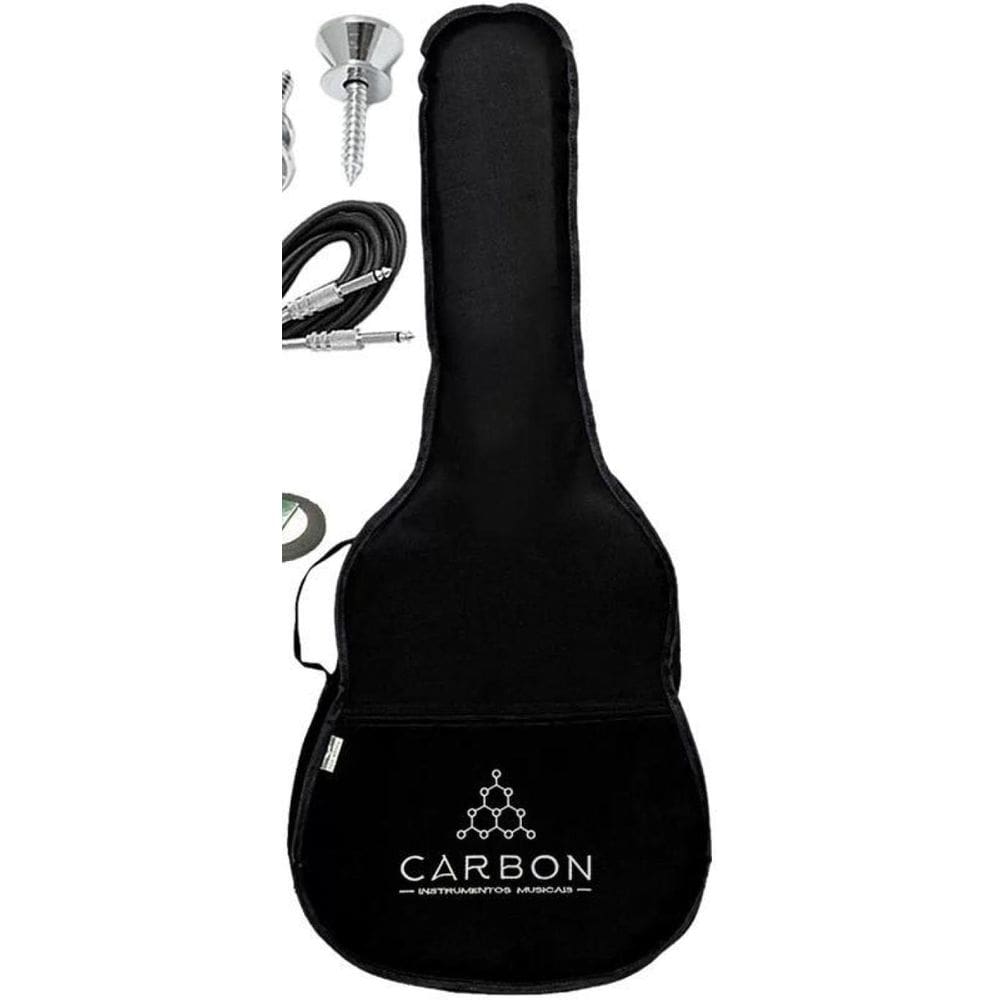 Kit Acessórios Violão Clássico Capa Palhetas Captador