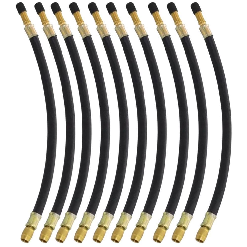 10 Prolongador Extensão Flexível Borracha 210Mm Bico De Roda