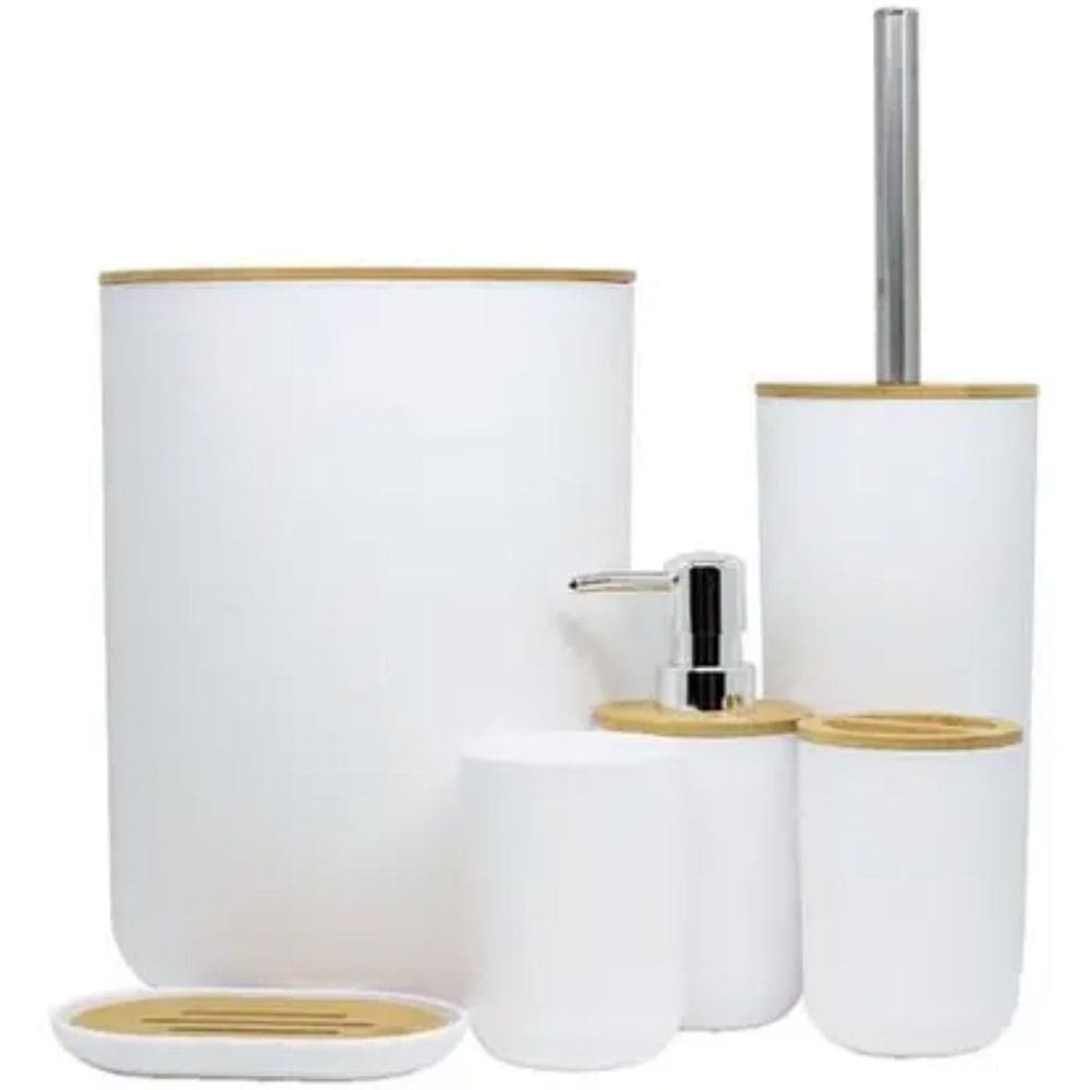 Kit De Acessórios Banheiro 6 Peças Funcionais Entrega Rápida