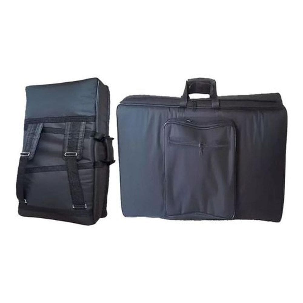 Capa Bag Nord Drum 3P Master Luxo Nylon Preto Alça Carbon