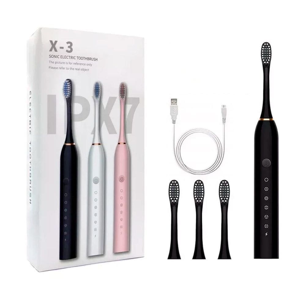 Escova Elétrica Recarregável Para Limpeza Dental