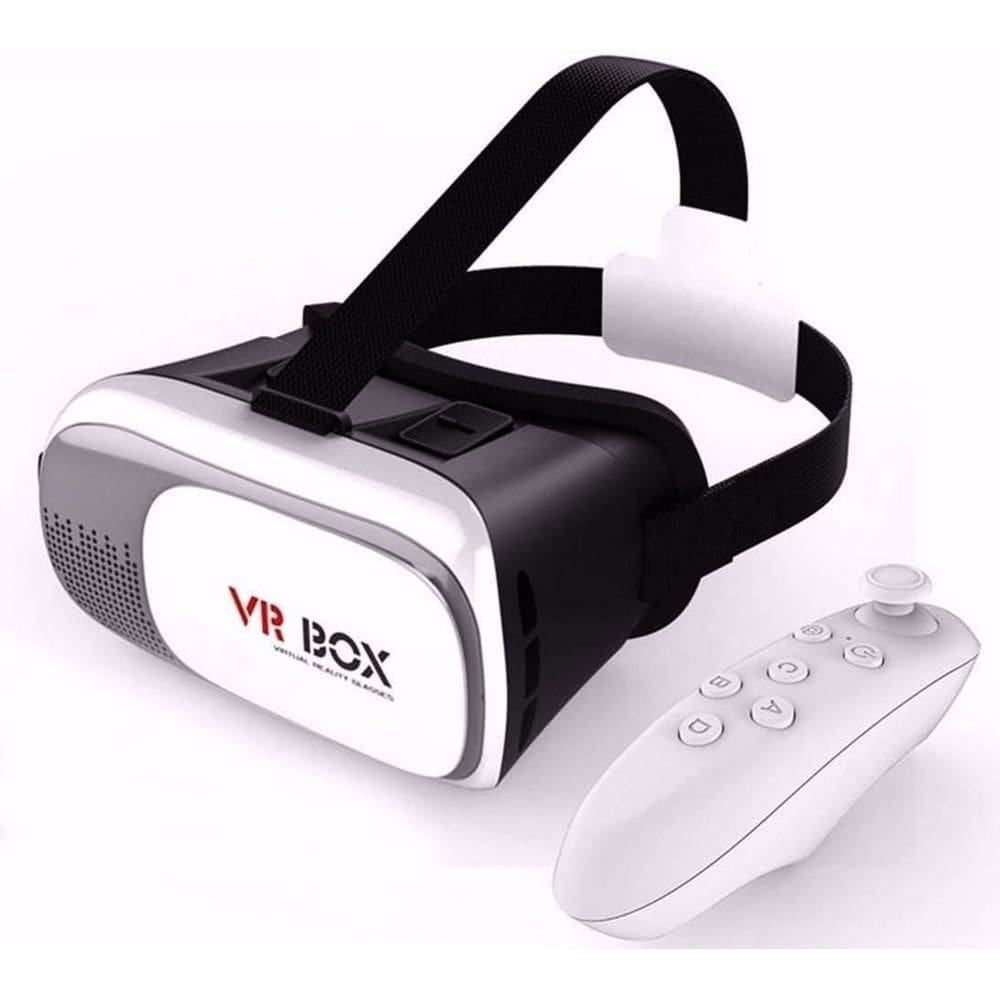 Óculos Realidade Virtual Vr Box 2.0 + Controle Cardboard 3D