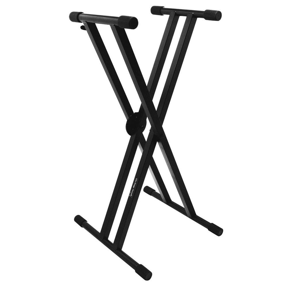 Suporte de teclado OnStage KS7291 Pro Double X ajustável