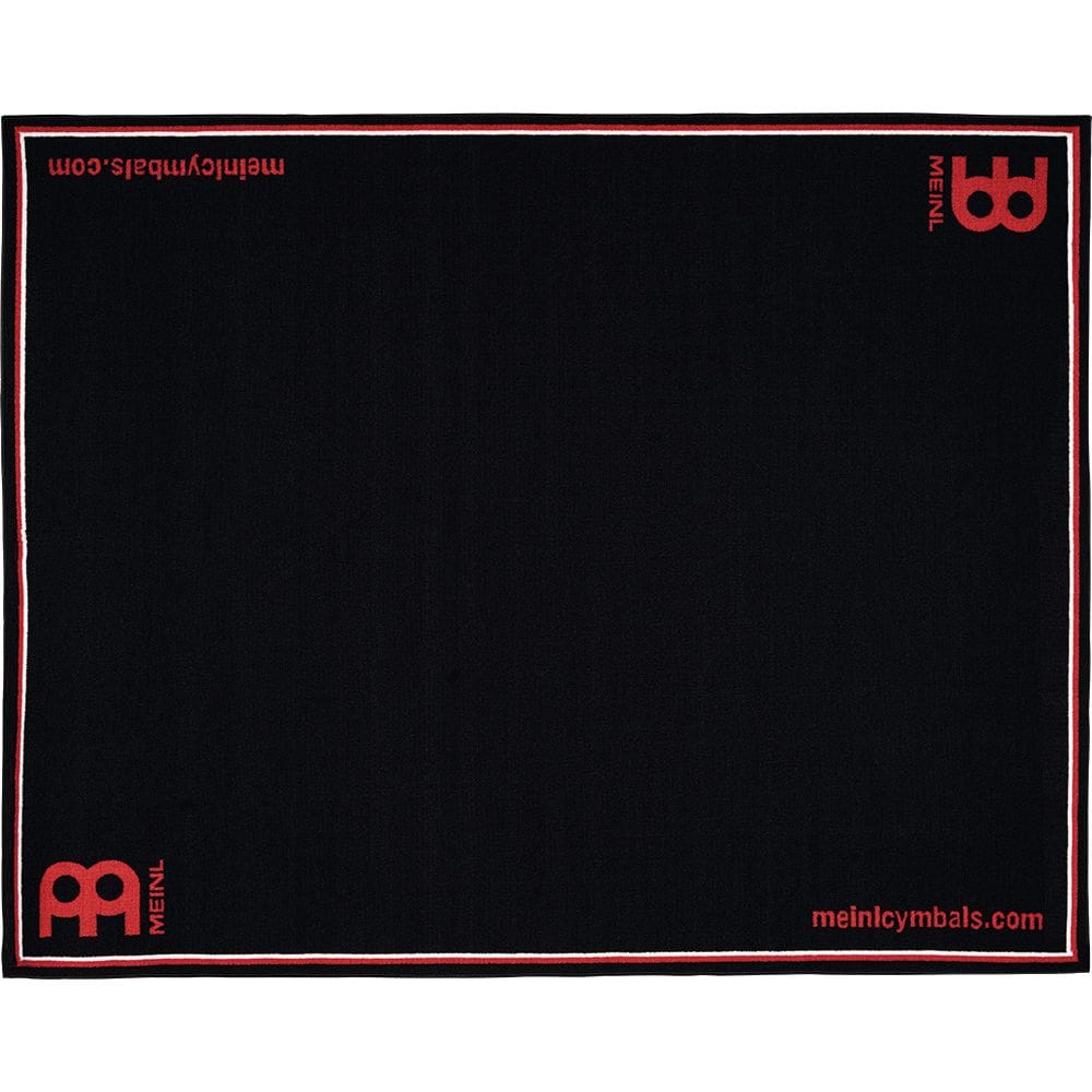 Tapete MEINL antiderrapante para bateria acústica/eletrônica Black