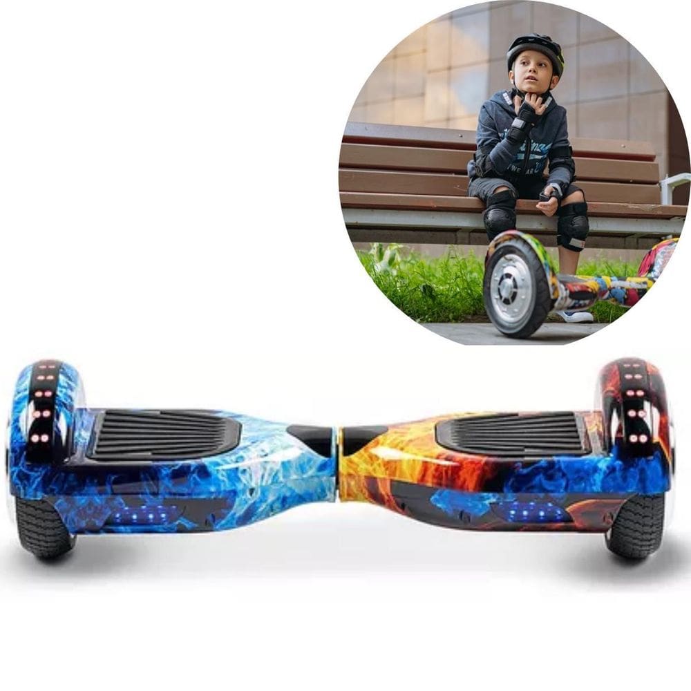 Skate Elétrico Inteligente Resistente Crianças E Adultos