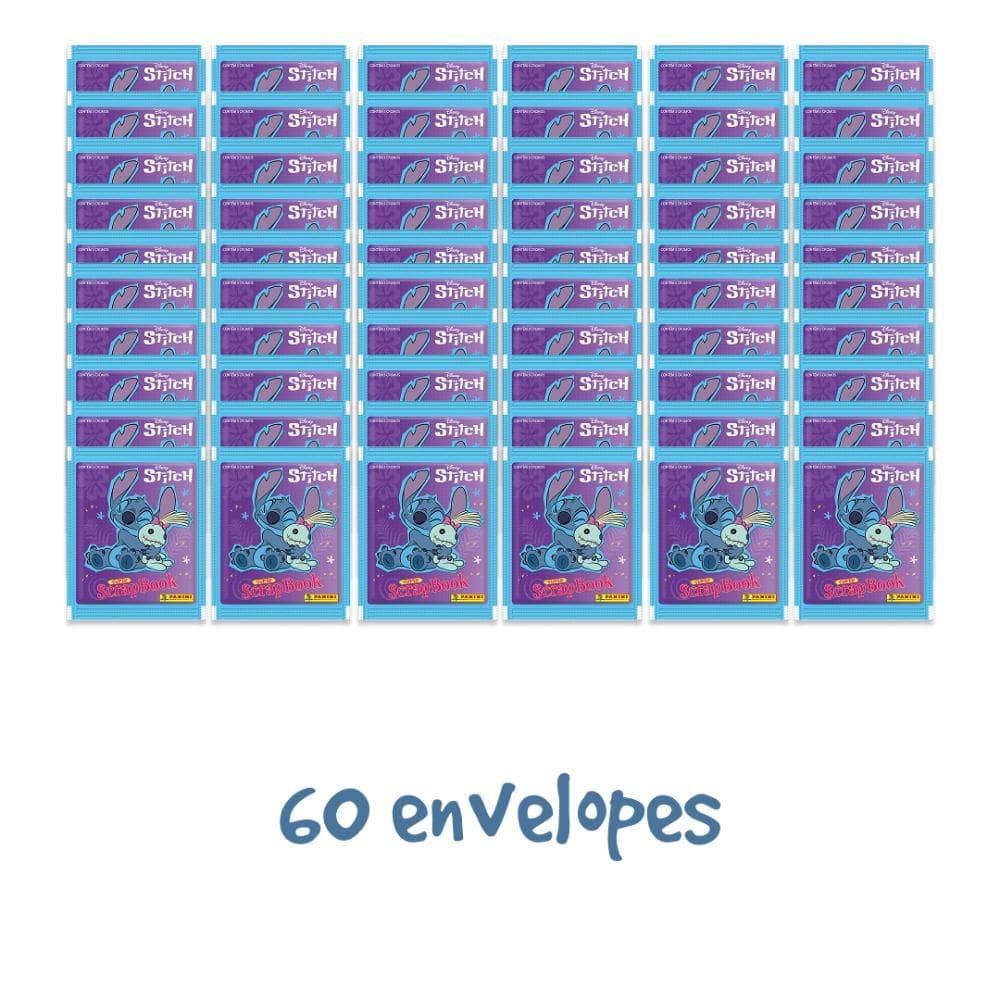 Stitch - Super Scrapbook - Kit Com 60 Envelopes