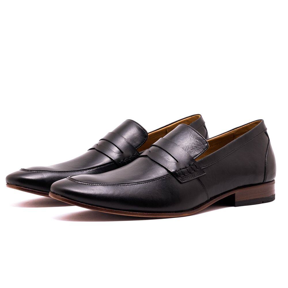 Sapato Social Masculino Loafer Couro Sola Couro Roy Sapato Dia a Dia
