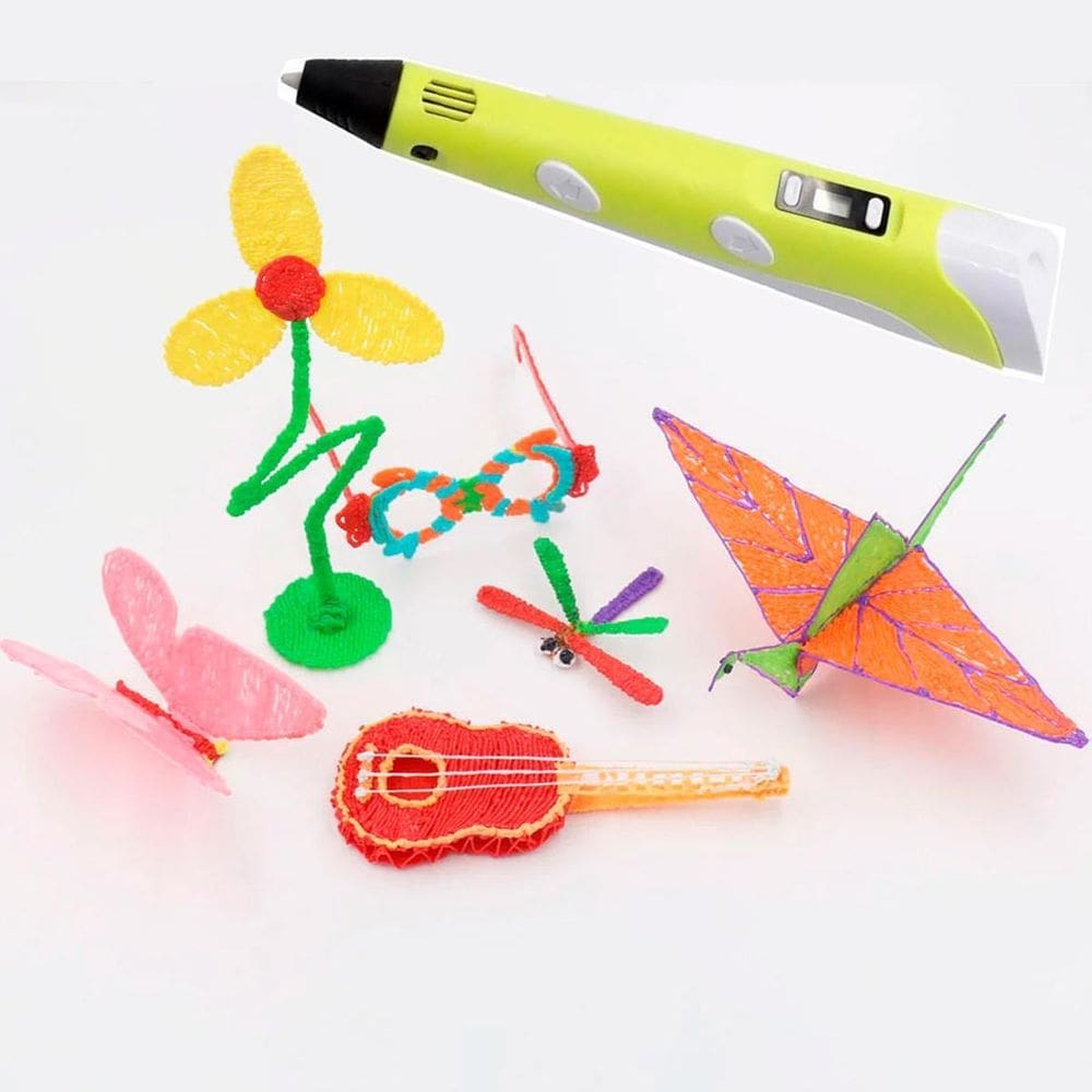 Caneta 3D Filamentos Infantil Bivolt Cor