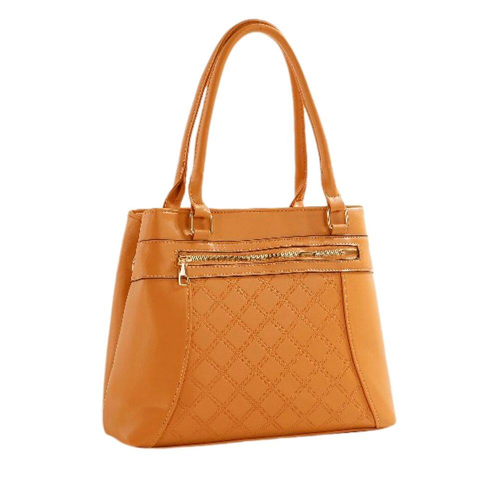 Bolsa Feminina Ombro Texturizada Geométrica