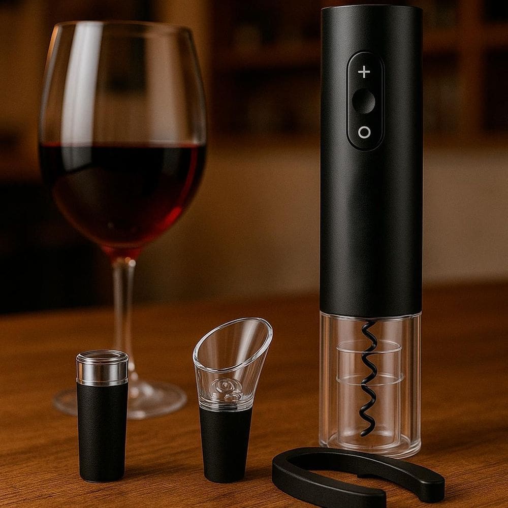 Abridor De Vinho Kit Luxo Portátil Ideal Para Viagens