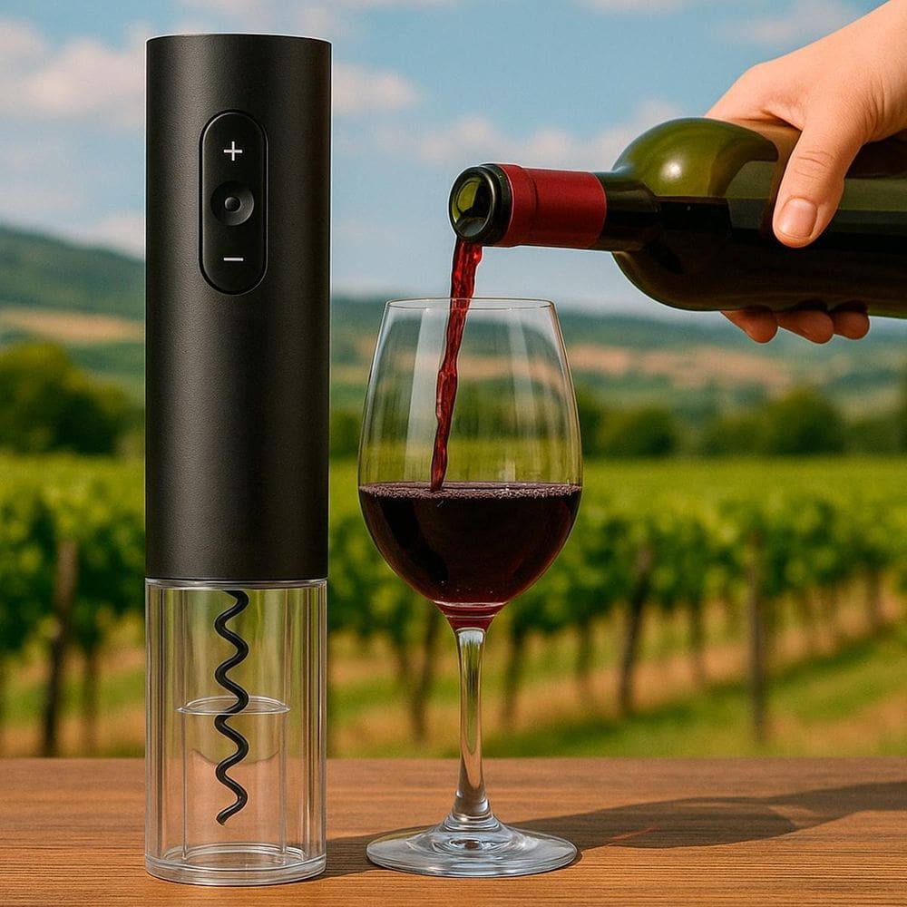 Abridor De Vinho Kit Luxo Portátil Ideal Para Viagens