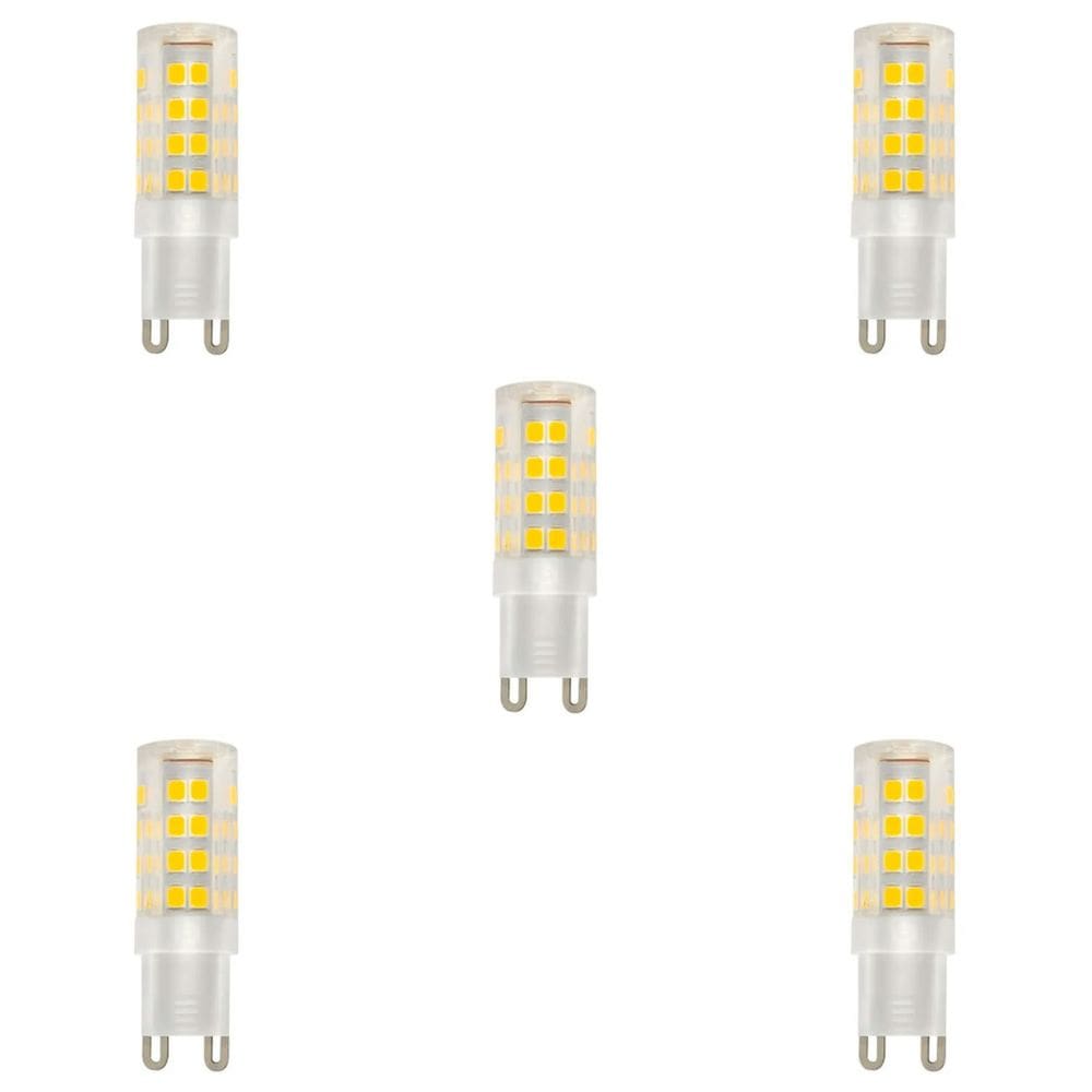 Kit 5 Lâmpada Led G9 Halopin 3w 3000k Bivolt