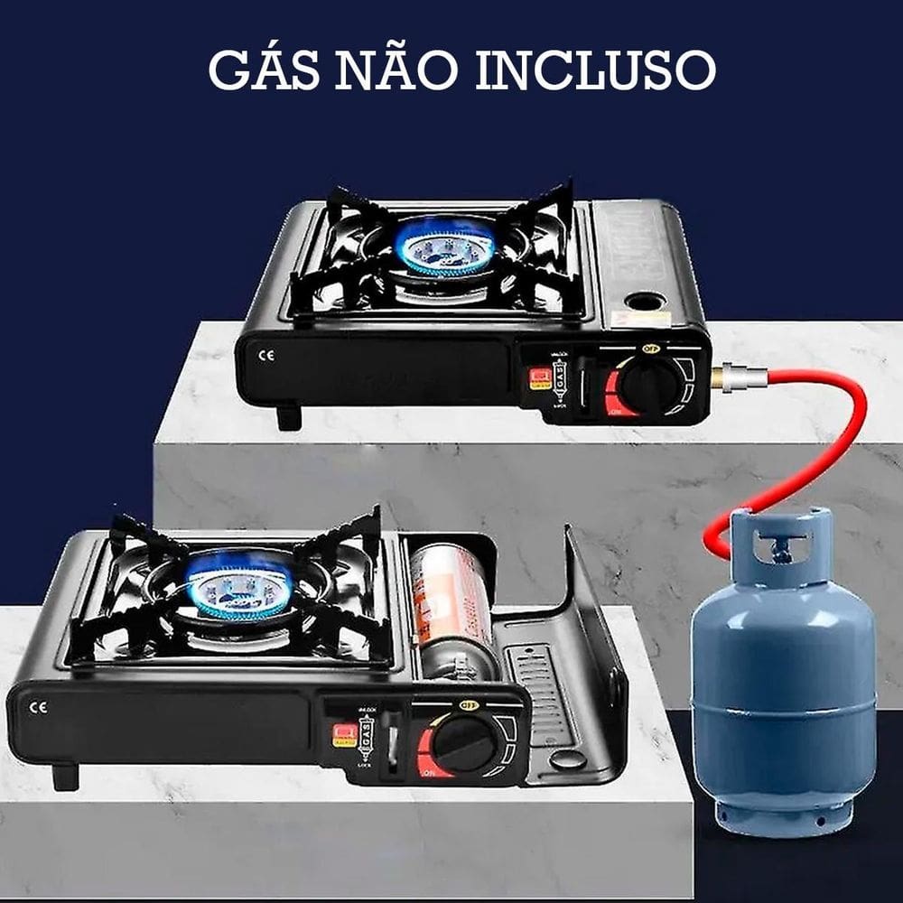 Mini Fogão Forte E Portátil Para Acampamento