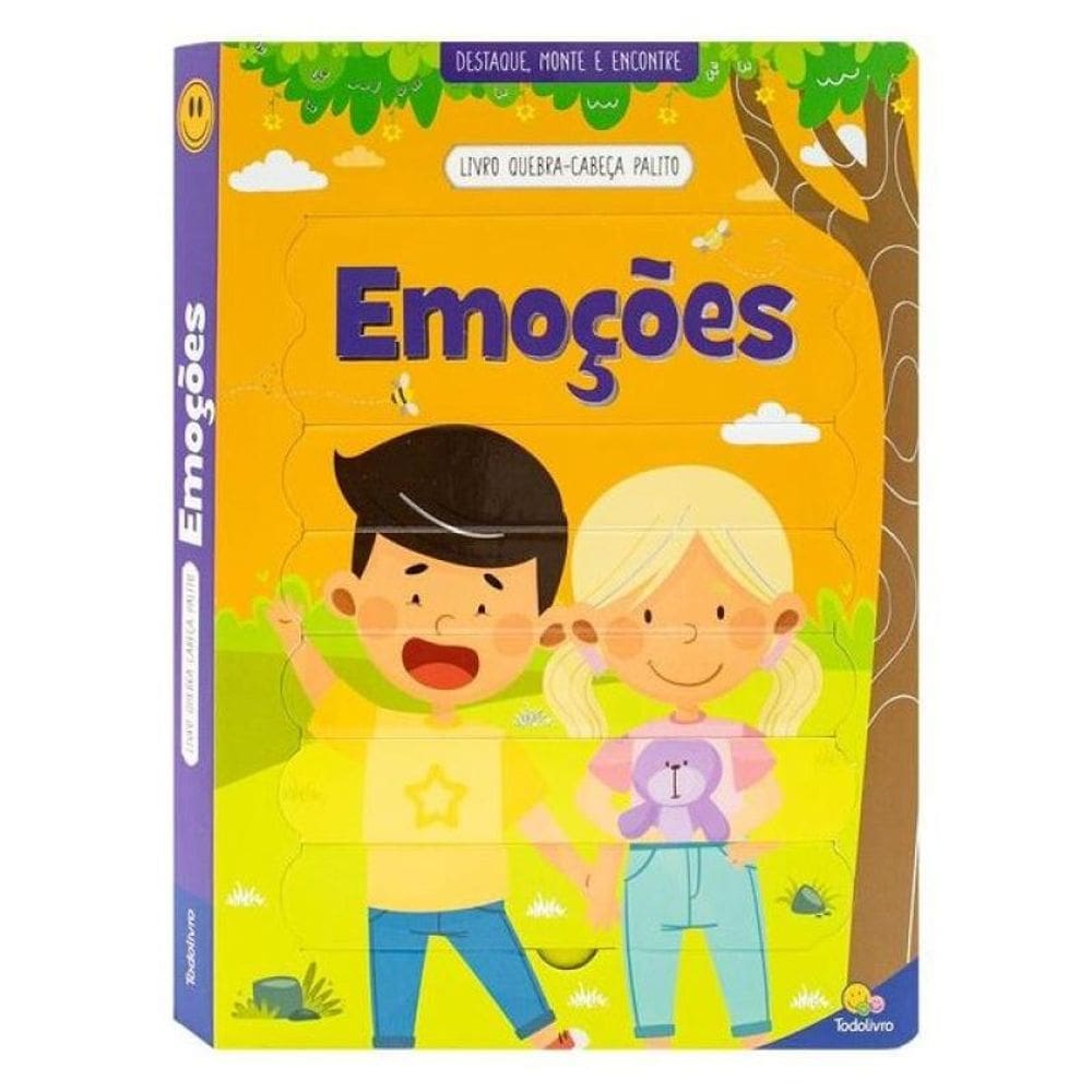 Livro Quebra-Cabeca Palito: Emoções