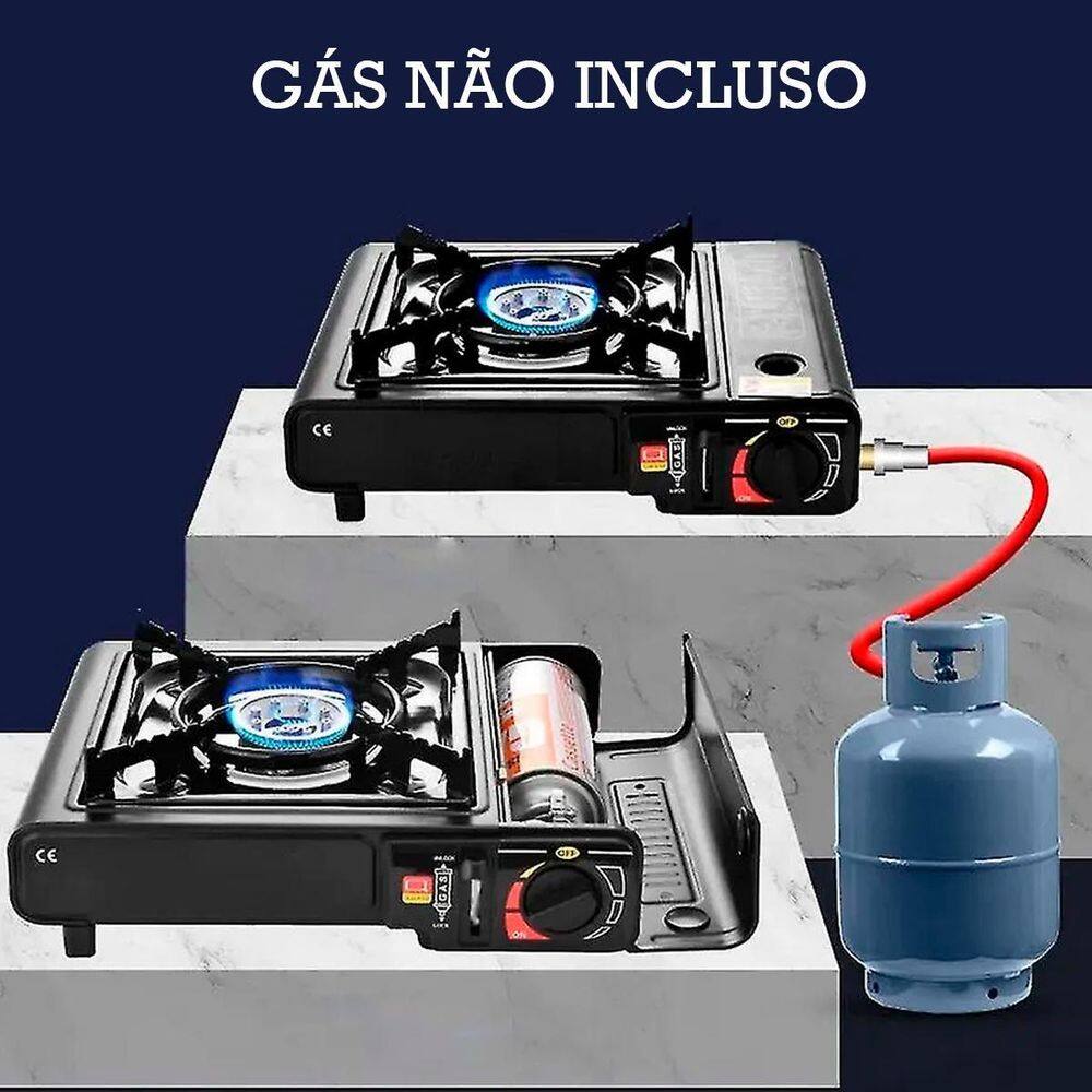 Mini Fogão Compacto Para Praia Pesca E Camping
