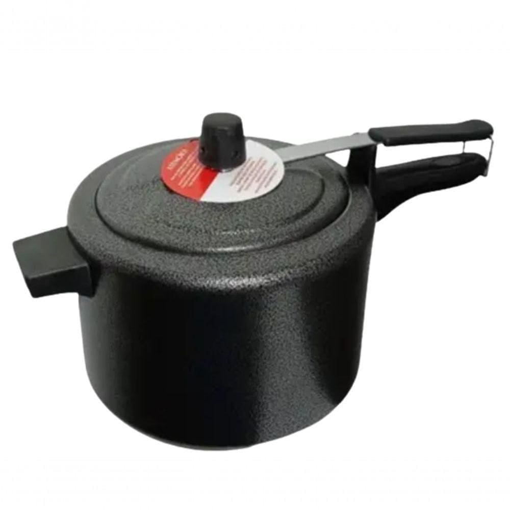 Panela De Pressao Claqueada Preta - Aluminio