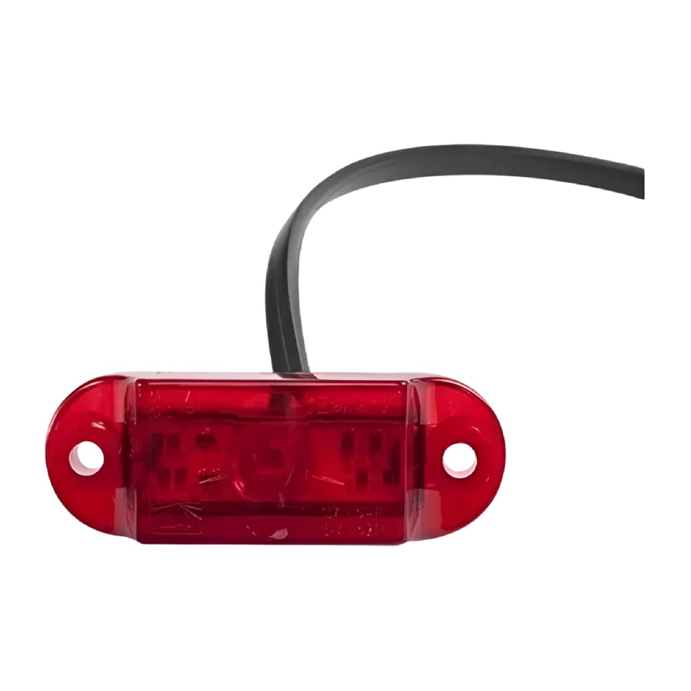 Lanterna Led Posipoint Vermelha Bivolt 12v / 24v Aspock