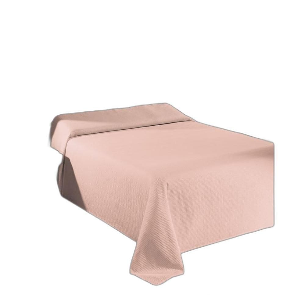 Kit Colcha Casal Dohler Piquet 100% Algodão 3 Peças Rosa