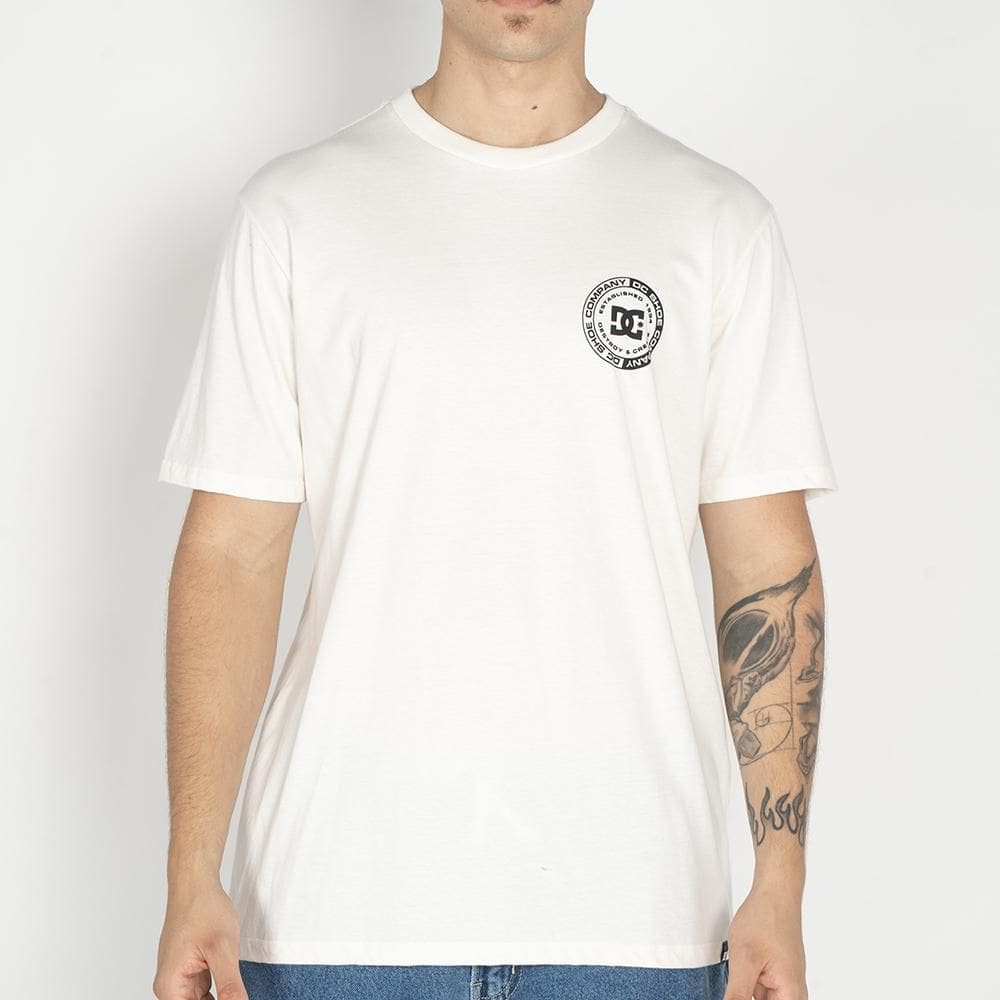 Camiseta DC Shoes DC Corpo FB WT25 Masculina Snow White